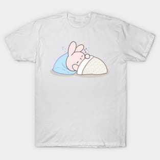 Cute rabbit bunny sleeping T-Shirt